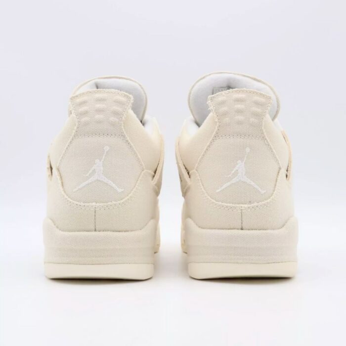 NIKE AIR JORDAN 4 RETRO BLANK CANVAS DQ4909 100 - Image 7