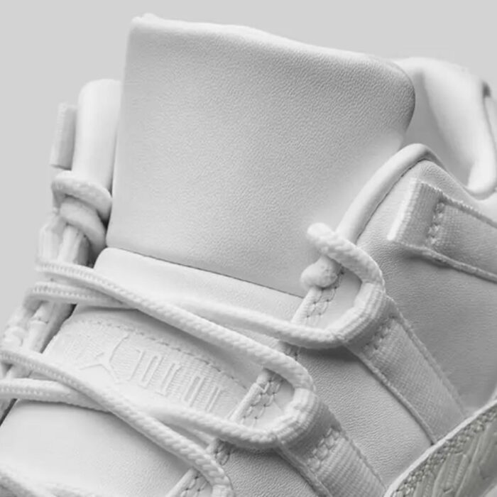 NIKE AIR JORDAN 11 RETRO LOW HEIRESS PURE PLATINUM GS 897331 100 - Image 7