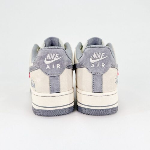 NIKE AIR FORCE 1 X STUSSY GREY BEIGE - Image 5