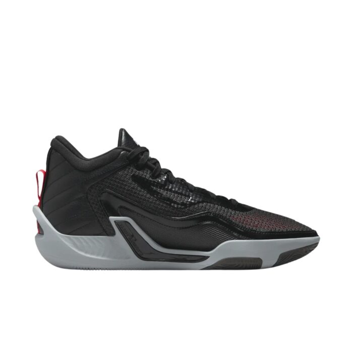 NIKE AIR JORDAN TATUM 1 OLD SCHOOL BLACK METALLIC SILVER WOLF GREY ANTHRACITE SIREN RED DZ3323 001 - Image 2