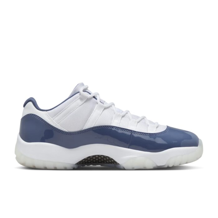 NIKE AIR JORDAN 11 LOW DIFFUSED BLUE WHITE MIDNIGHT NAVY DIFFUSED BLUE FOOTBALL GREY FV5104 104 - Image 2