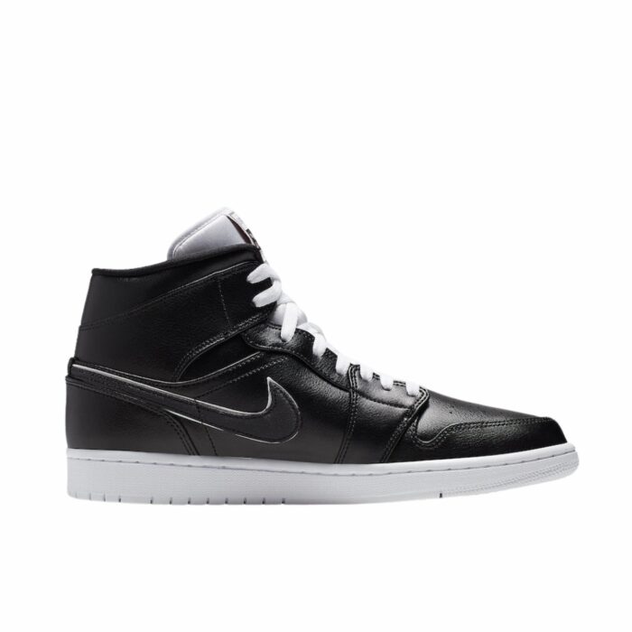 NIKE AIR JORDAN 1 MID MAYBE I DESTROYED THE GAME BLACK WHITE 852542 016 - Image 2