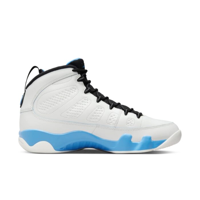 NIKE AIR JORDAN 9 SUMMIT WHITE BLACK DARK POWDER BLUE FQ8992 101 - Image 2