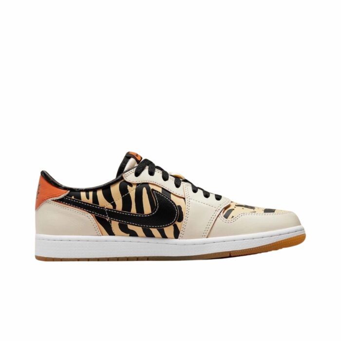 NIKE AIR JORDAN 1 LOW OG YEAR OF THE TIGER SAIL BLACK ORANGE DH6932 100 - Image 2