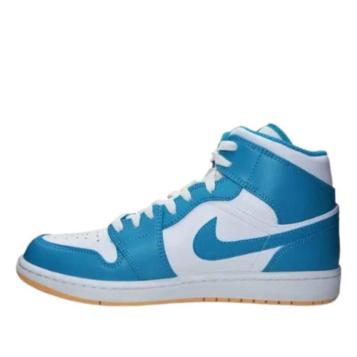 NIKE AIR JORDAN 1 MID AQUATONE CELESTIAL GOLD WHITE DQ8426 400 - Image 3