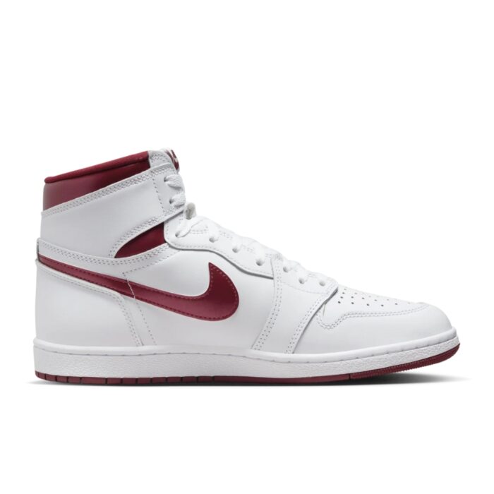 NIKE AIR JORDAN 1 HIGH 85 METALLIC BURGUNDY WHITE BQ4422 161 - Image 2
