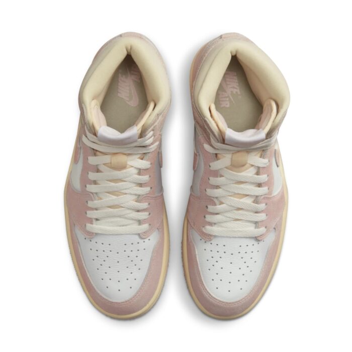 NIKE AIR JORDAN 1 RETRO HIGH OG ATMOSTPHERE WHITE MUSLIN SAIL FD2596 600 - Image 3