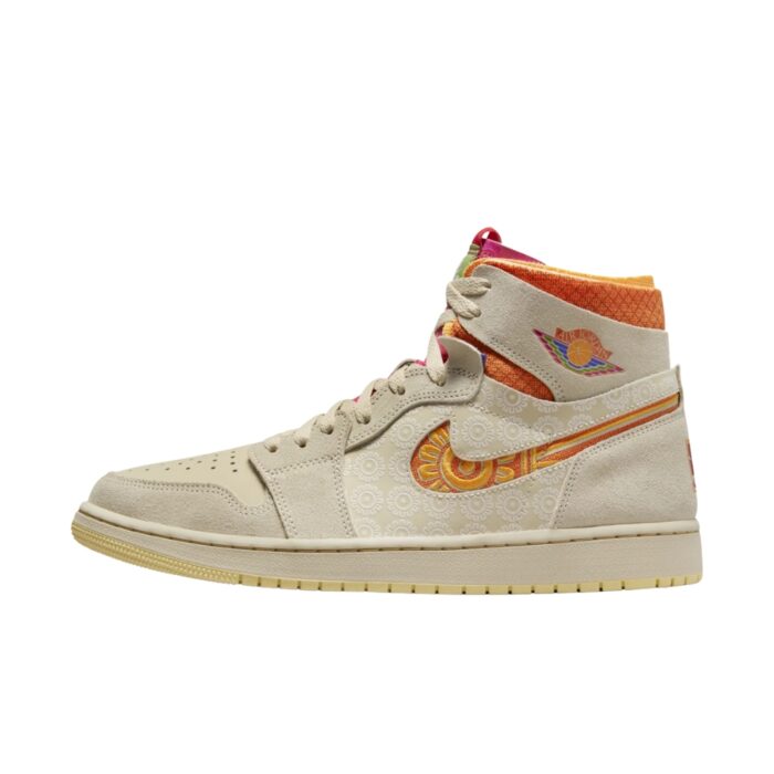 NIKE AIR JORDAN 1 HIGH ZOOM CMFT SOMOS FAMILIA RATTAN KUMQUAT LEMON WASH STARFISH FB2931 288 - Image 3