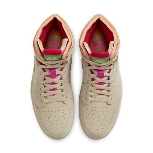 NIKE AIR JORDAN 1 HIGH ZOOM CMFT SOMOS FAMILIA RATTAN KUMQUAT LEMON WASH STARFISH FB2931 288 - Image 4