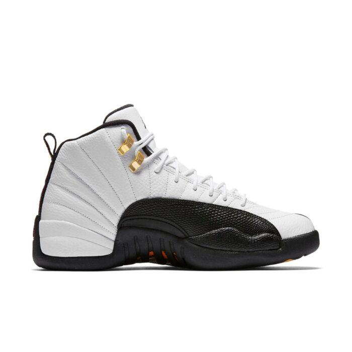 NIKE AIR JORDAN 12 RETRO TAXI WHITE BLACK 130690 125 - Image 2