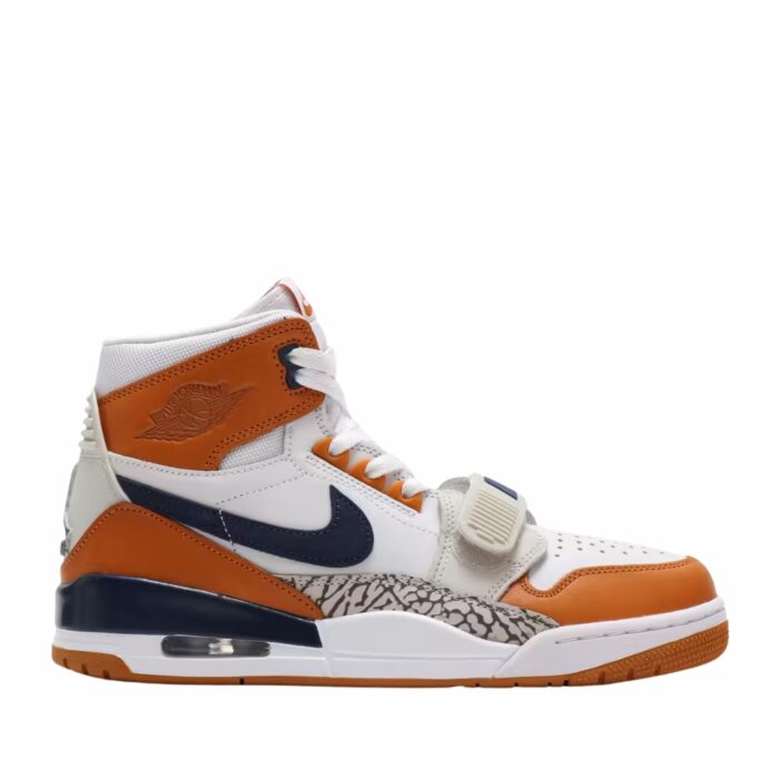NIKE AIR JORDAN LEGACY 312 TRAINER 3 NRG WHITE MIDNINGHT NAVY GINGER LIGHT BONE AQ4160 140 - Image 2