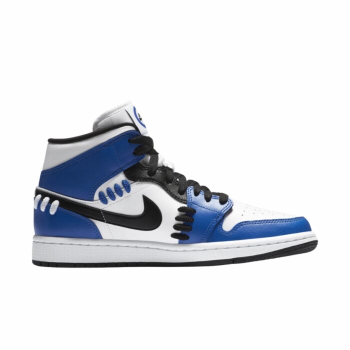 NIKE AIR JORDAN 1 MID SE GAME ROYAL WHITE BLUE BLACK CV0152 401 - Image 2