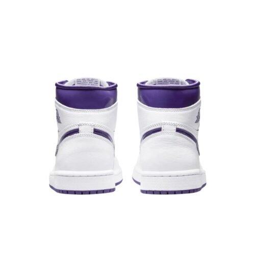 NIKE AIR JORDAN 1 RETRO HIGH OG WMNS WHITE COURT PURPLE CD0461 151 - Image 5