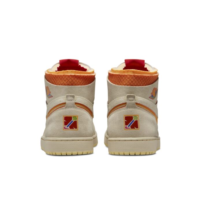 NIKE AIR JORDAN 1 HIGH ZOOM CMFT SOMOS FAMILIA RATTAN KUMQUAT LEMON WASH STARFISH FB2931 288 - Image 5
