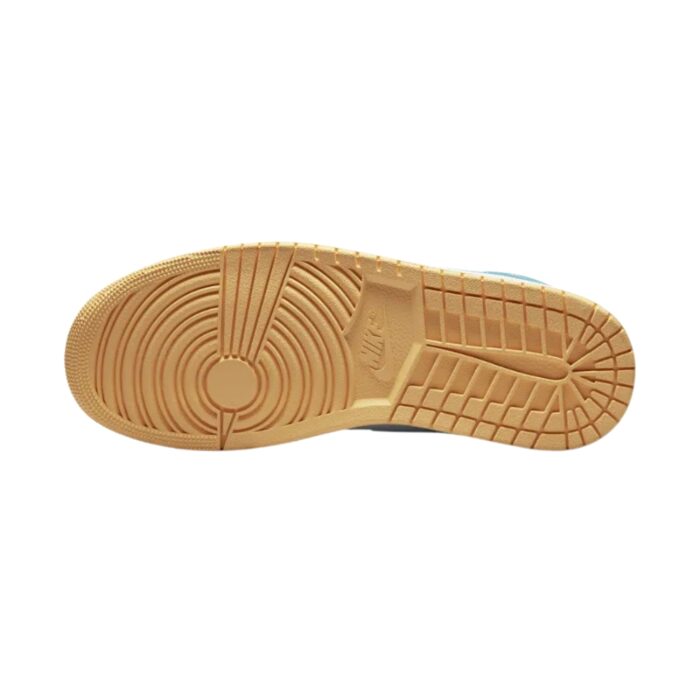 NIKE AIR JORDAN 1 MID AQUATONE CELESTIAL GOLD WHITE DQ8426 400 - Image 6
