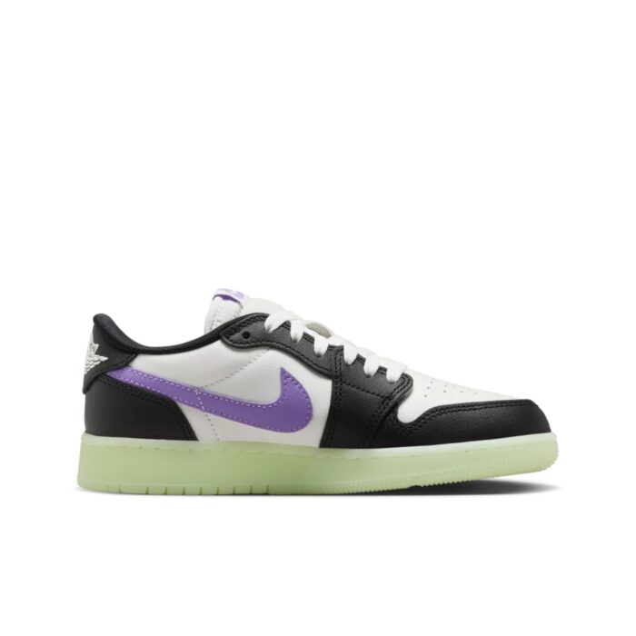 NIKE AIR JORDAN 1 LOW RETRO BLACK RASPBERRY HF0410 001 - Image 2
