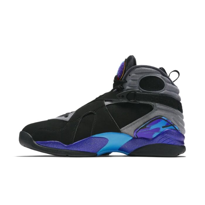 NIKE AIR JORDAN 8 RETRO AQUA BLACK BRIGHT CONCORD AQUA TONE 305381 025 - Image 2