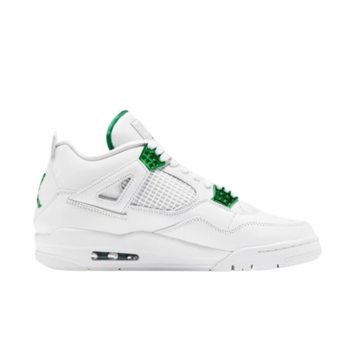 NIKE AIR JORDAN 4 RETRO METALLIC GREEN WHITE PINE GREEN METALLIC SILVER CT8527 113 - Image 2