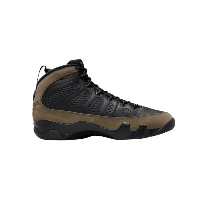 NIKE AIR JORDAN 9 RETRO OLIVE BLACK LIGHT OLIVE VARSITY FQ8992 030 - Image 2