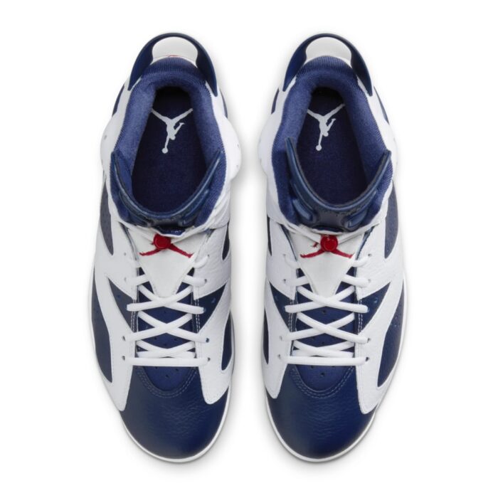 NIKE AIR JORDAN 6 WHITE MIDNIGHT NAVY CT8529 164 - Image 3