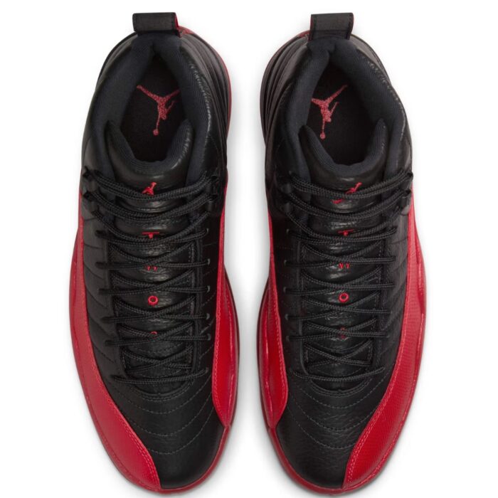 NIKE AIR JORDAN 12 FLU GAME 2025 BLACK VARSITY RED CT8013 060 - Image 3
