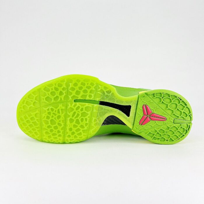NIKE KOBE 6 PROTRO GRINCH GREEN APPLE VOLT CRIMSON BLACK CW2190 300 - Image 7