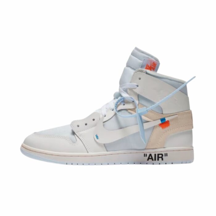 NIKE AIR JORDAN 1 RETRO HIGH X OW WHITE AQ0818 100 - Image 3