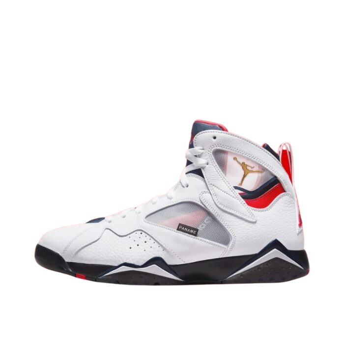 NIKE AIR JORDAN 7 RETRO PARIS SAINT GERMAIN WHITE COLLEGE NAVY SPORT ROYAL UNIVERSITY RED CZ0789 105 - Image 3
