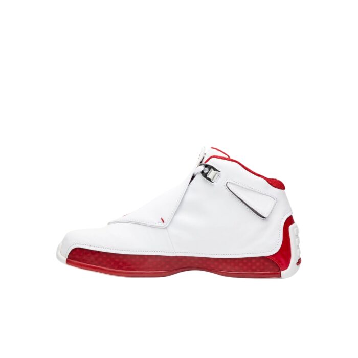 NIKE AIR JORDAN 18 OG WHITE VARSITY RED 305869 161 - Image 3