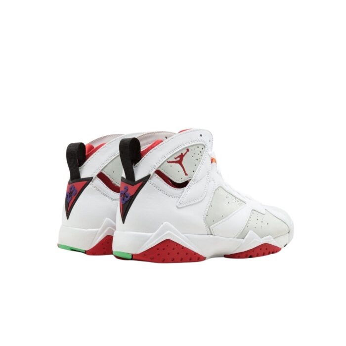 NIKE AIR JORDAN 7 RETRO HARE WHITE TRUE RED LIGHT SILVER TOURMALINE 304775 125 - Image 3