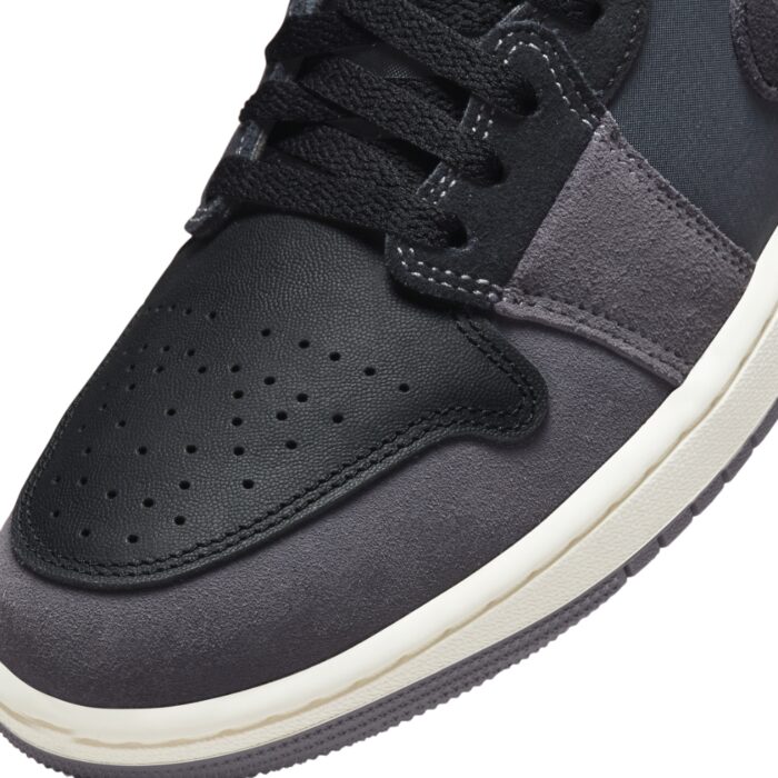 NIKE AIR JORDAN 1 LOW CRAFT INSIDE OUT BLACK GREY ORANGE DN1635 001 - Image 3