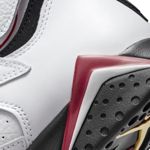 NIKE AIR JORDAN 7 OG CARDINAL WHITE BLACK CARDINAL RED CHUTNEY CU9307 106 - Image 3