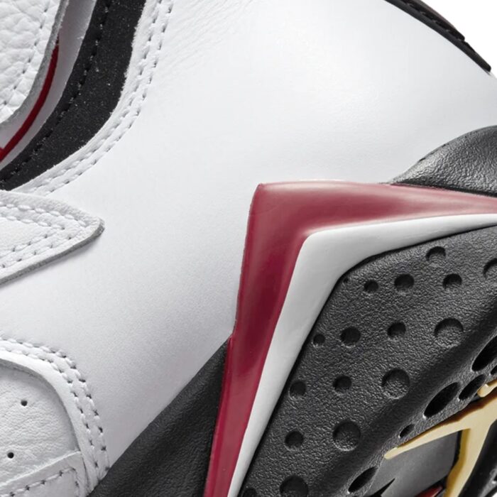 NIKE AIR JORDAN 7 OG CARDINAL WHITE BLACK CARDINAL RED CHUTNEY CU9307 106 - Image 3