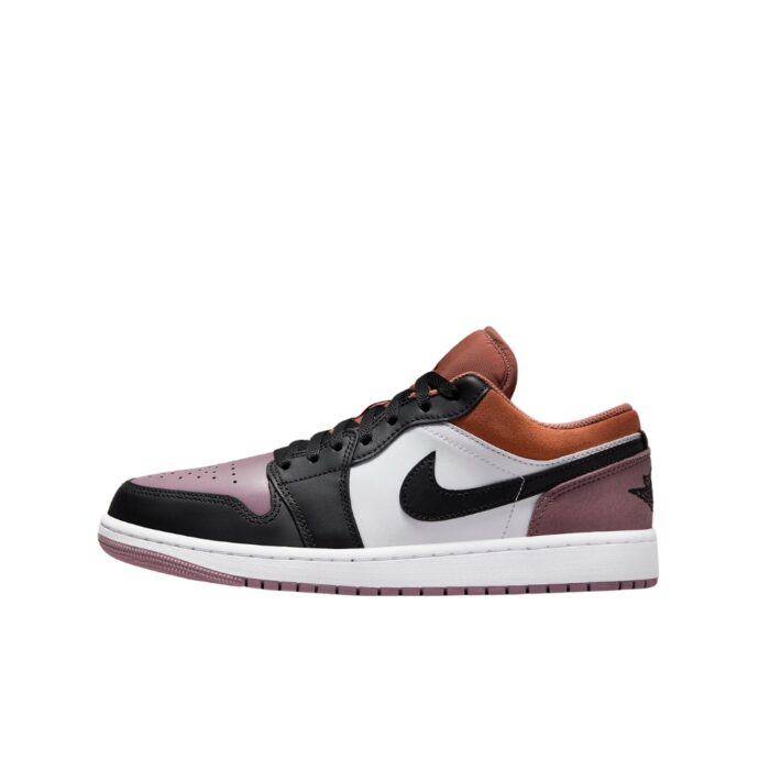 NIKE AIR JORDAN 1 LOW J MAUVE PHANTOM TOTAL ORANGE WHITE NIGHT MAROON FB9907 102 - Image 3