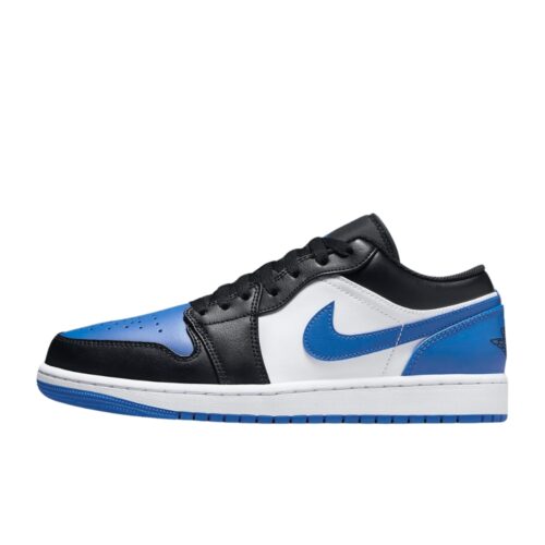 NIKE AIR JORDAN 1 LOW TOE ROYAL BLUE WHITE BLACK 554558 140 - Image 3