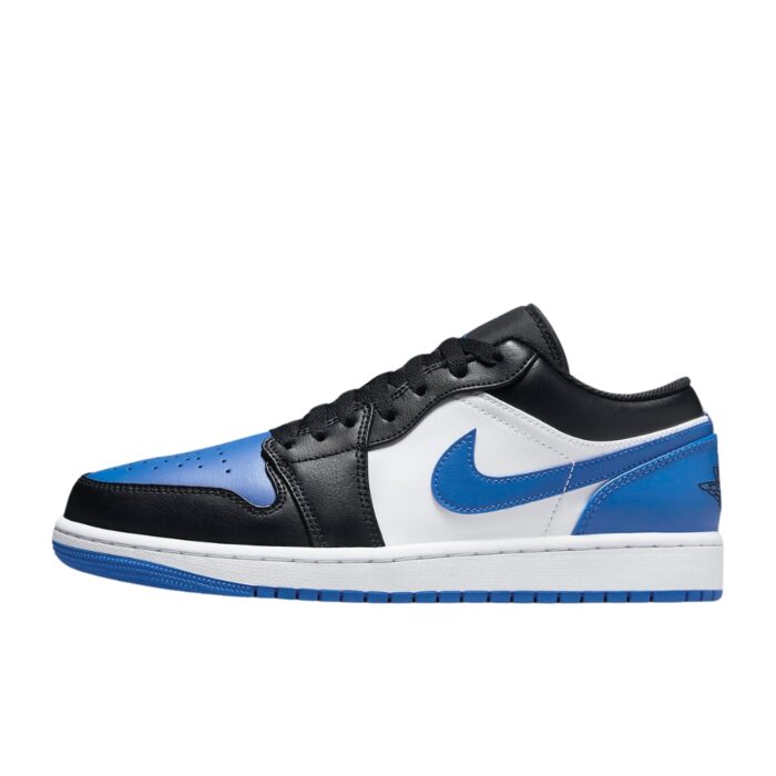 NIKE AIR JORDAN 1 LOW TOE ROYAL BLUE WHITE BLACK 554558 140 - Image 3