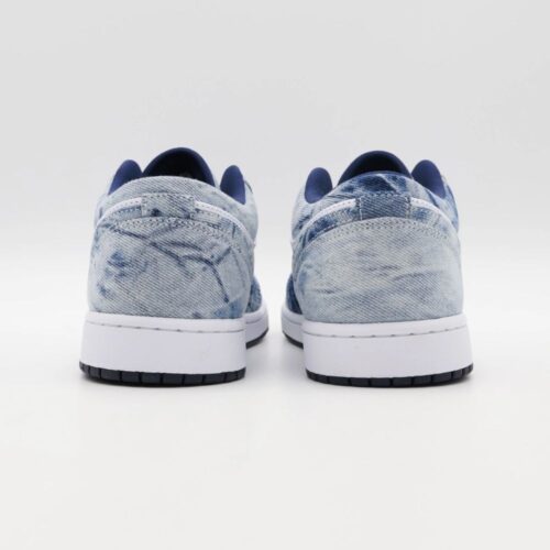 NIKE AIR JORDAN 1 LOW SE WASHED DENIM CZ8455 100 - Image 8