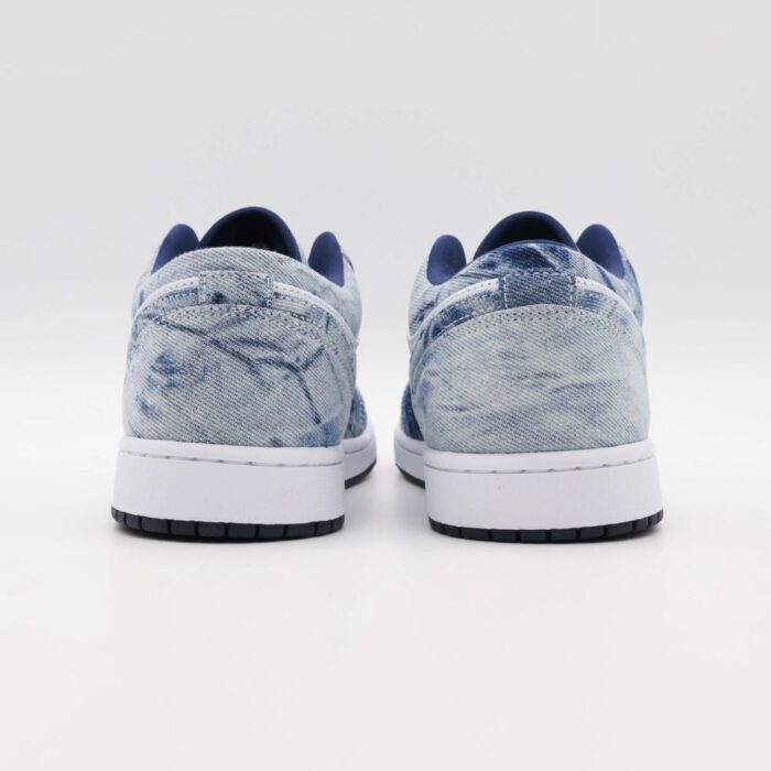 NIKE AIR JORDAN 1 LOW SE WASHED DENIM CZ8455 100 - Image 8