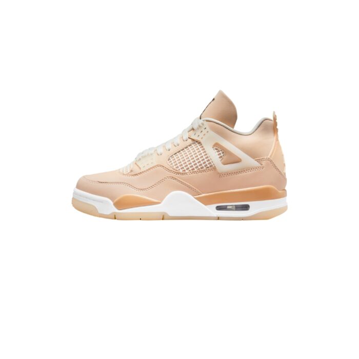 NIKE AIR JORDAN 4 RETRO SHIMMER METALLIC SILVER ORANGE QUARTZ DJ0675 200 - Image 3