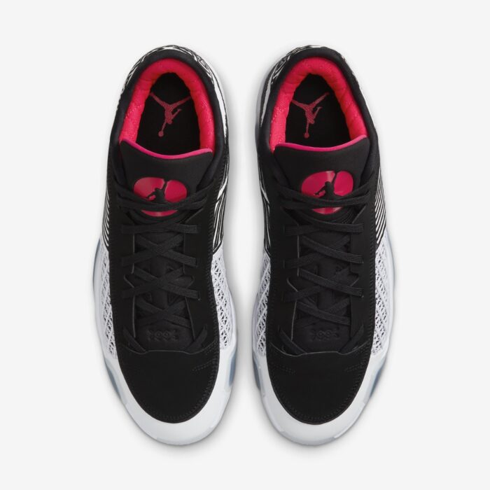 NIKE AIR JORDAN 38 LOW FUNDAMENTAL WHITE BLACK SIREN RED FD2326 101 - Image 3