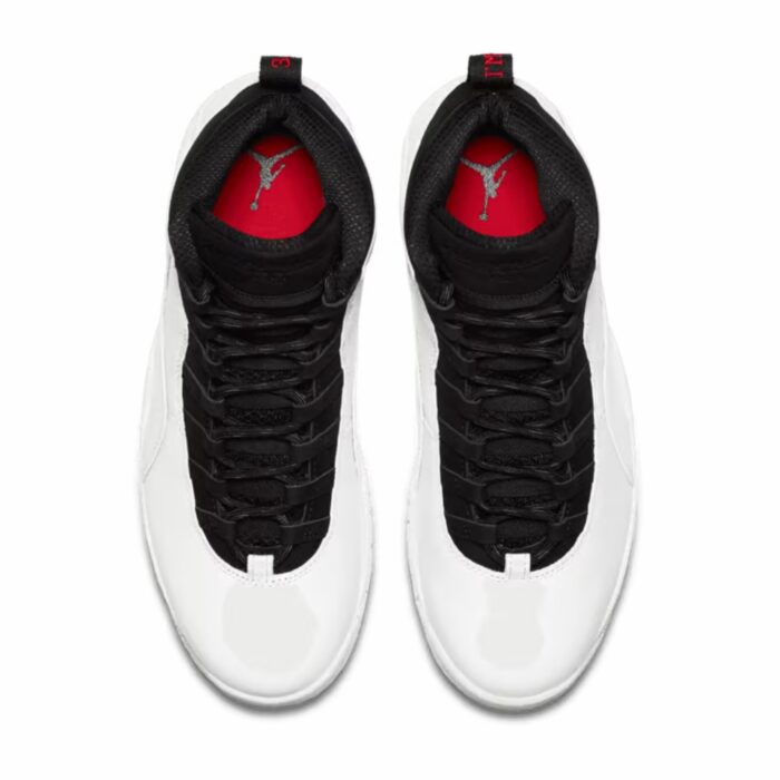 NIKE AIR JORDAN 10 I AM BACK SUMMIT WHITE BLACK UNIVERSITY RED 310805 104 - Image 3