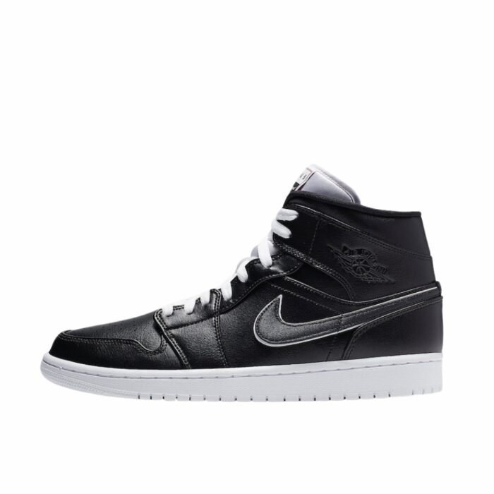 NIKE AIR JORDAN 1 MID MAYBE I DESTROYED THE GAME BLACK WHITE 852542 016 - Image 3