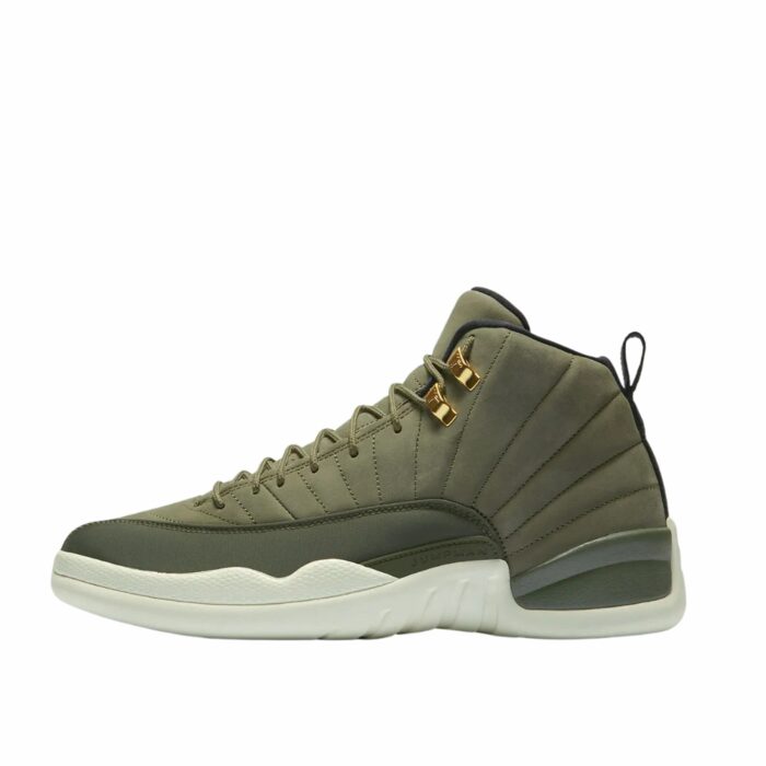 NIKE AIR JORDAN 12 RETRO CHRIS PAUL CLASS OF 2003 OLIVE CANVAS BLACK SAIL 130690 301 - Image 3