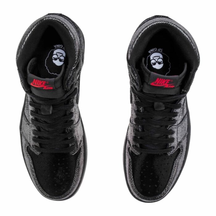 NIKE AIR JORDAN 1 RETRO HIGH SP GINA BLACK WHITE VARSITY RED CD7071 001 - Image 3