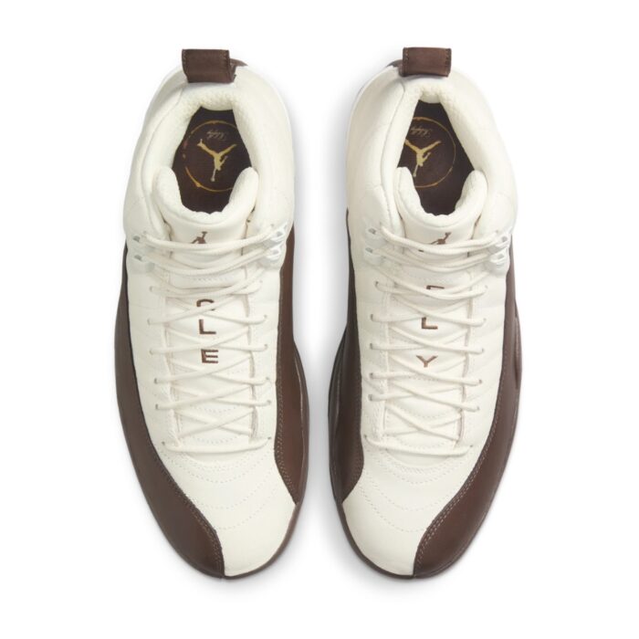 NIKE AIR JORDAN 12 X SOLEFLY BAROQUE BROWN WHITE FZ5026 100 - Image 3