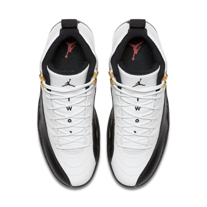 NIKE AIR JORDAN 12 RETRO TAXI WHITE BLACK 130690 125 - Image 3