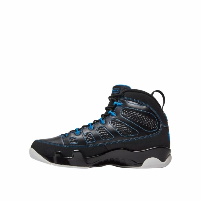 NIKE AIR JORDAN 9 RETRO BLACK WHITE PHOTO BLUE 302370 007 - Image 3