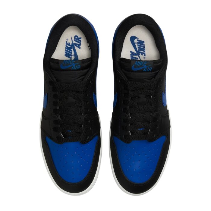 NIKE AIR JORDAN 1 LOW 85 ROYAL BLACK ROYAL SUMMIT WHITE IB1981 004 - Image 3