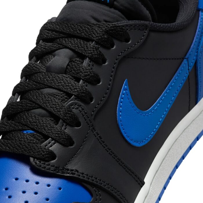 NIKE AIR JORDAN 1 LOW 85 ROYAL BLACK ROYAL SUMMIT WHITE IB1981 004 - Image 4