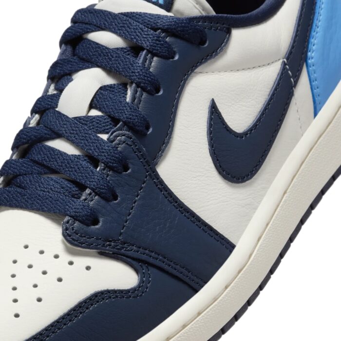 NIKE AIR JORDAN 1 LOW OG OBSIDIAN UNIVERSITY BLUE SAIL CZ0790 400 - Image 6